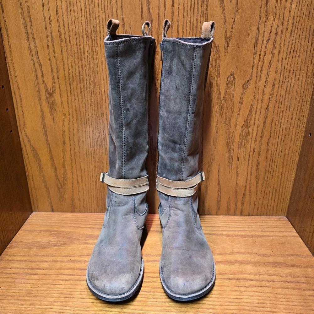 Merrell Captiva Tall Riding Boots Womens Size 5.5 EU 35.5 Cinnamon Brown Leather - Picture 5 of 11
